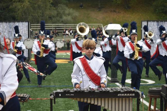 Marching Patriots compete