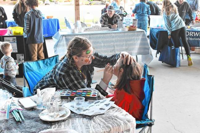 Photos: Norwescap’s Fall Frolic in the Park FF5 Face painting was among the activities.
