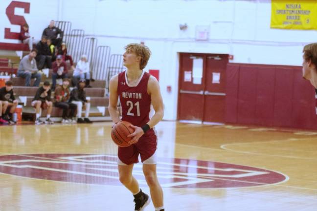 Newton guard Nick Kurilko.