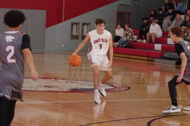 Lenape Valley’s Keith Wagner scored 14 points against High Point.