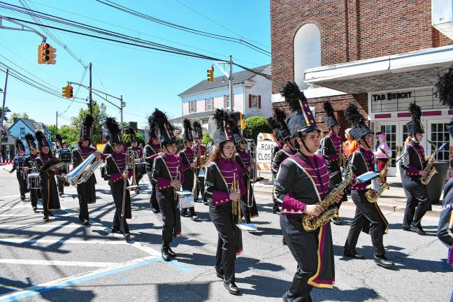 Photos: Memorial Day Parade in Newton The Newton High School marching band.