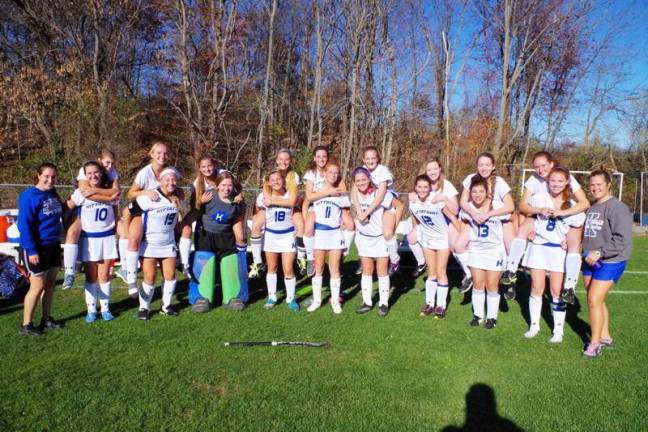 Kittatinny defeats Mountain Lakes The 2015 Kittatinny Cougars and coaches in a post-game portrait.