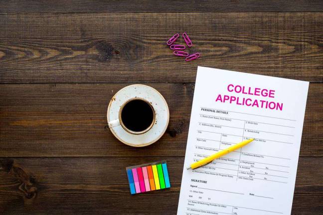 Breaking down the college application Breaking down the college application