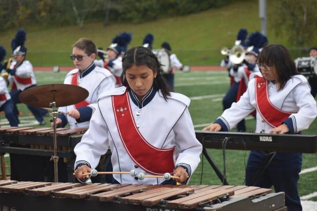 Marching Patriots compete