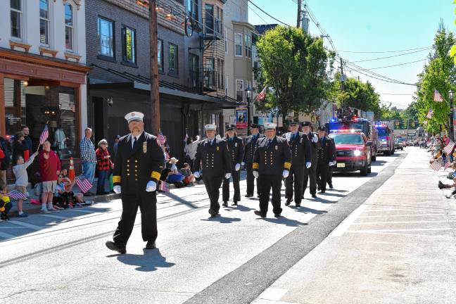 Photos: Memorial Day Parade in Newton Fire officials march in the parade.