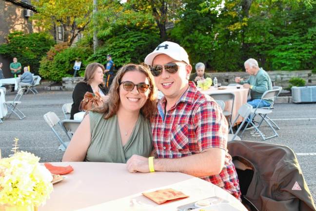Photos: Taste of Newton Kelli Falco of Vernon and Bob Williams of Wantage.