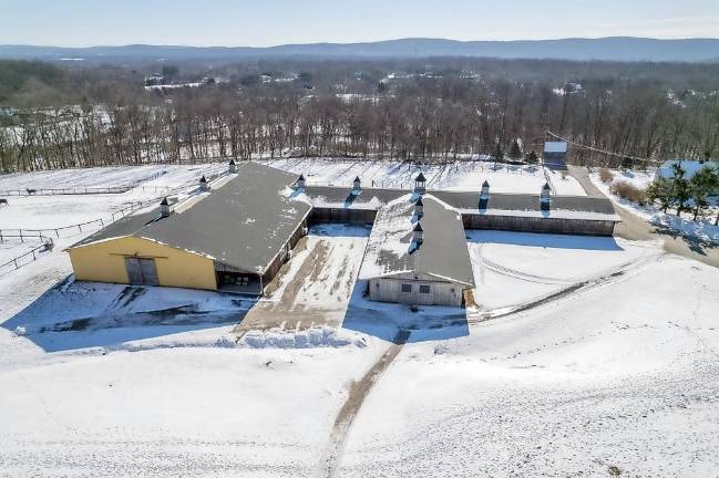 Modern equestrian facility comes with renovated home Modern equestrian facility comes with renovated home