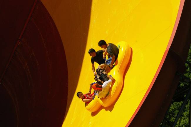 Mountain Creek consolidates into one owner's hands Photo by Chris Wyman Riders are seen last year at Action Park, which along with Mountain Creek Ski Resort, has been sold to the Koffman Family.