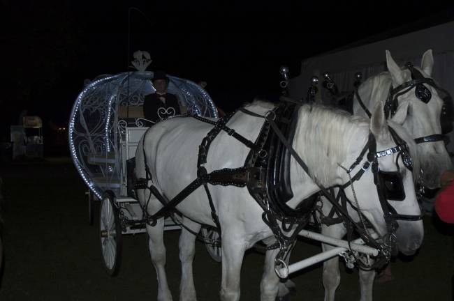 Miss Green is Queen of the Fair The royal coach awaits to do a circuit of the fairgrounds