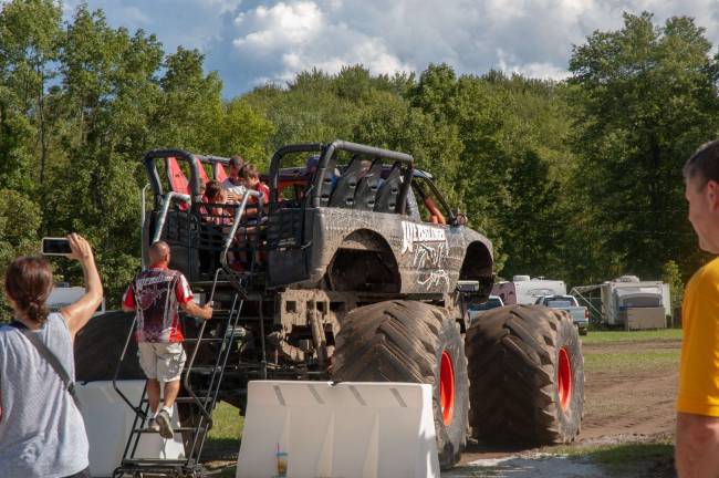 Sussex County Fair in picutres Baby, you can drive my monster truck, or not