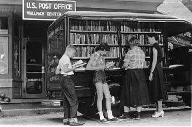 Happy 75th to the Sussex County Library The bookmobile at Walpack Station Photos courtesy of the Sussex County LibraRY