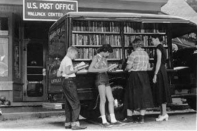 The bookmobile at Walpack Station Photos courtesy of the Sussex County LibraRY