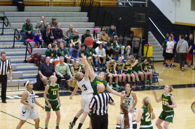 Veritas girls beat Wallkill in hoops Tip off Photos by George Leroy Hunter