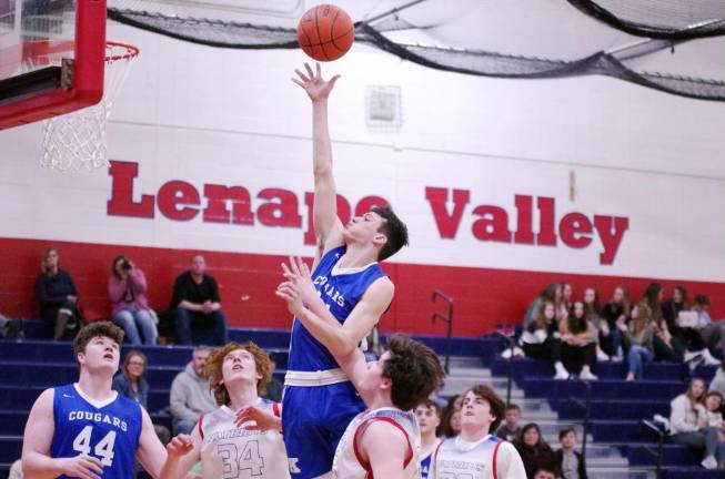 Kittatinny defeats Lenape Valley in boys' varsity basketball Kittatinny's Dylan Modafferi releases the ball during a shot in the second half. Modafferi scored 19 points.