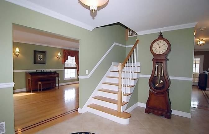 Spacious center hall colonial has in-ground pool Spacious center hall colonial has in-ground pool