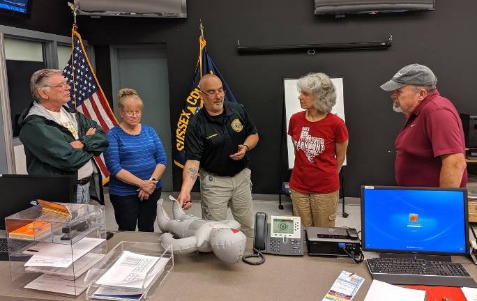 Volunteer 'victims' needed An inflatable dummy is used as victim during a June 2 CERT Medical Ops Training class that focused on the medical aspects of emergency response.