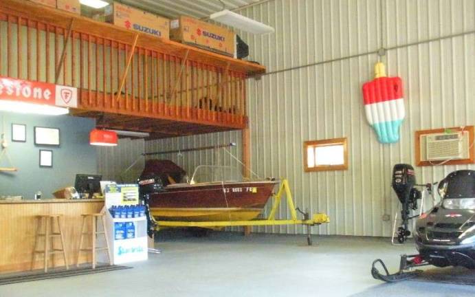 Cranberry Lake Marina open for business The interior of the new Cranberry Lake Marina, on Rt. 206 in Byram