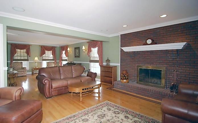 Spacious center hall colonial has in-ground pool Spacious center hall colonial has in-ground pool
