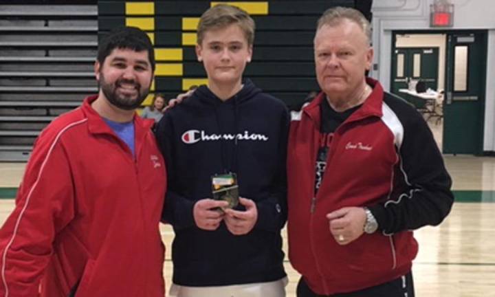 2019 New Jersey High School Freshman-Sophmore Allen Trudnos Fencing gold medal.