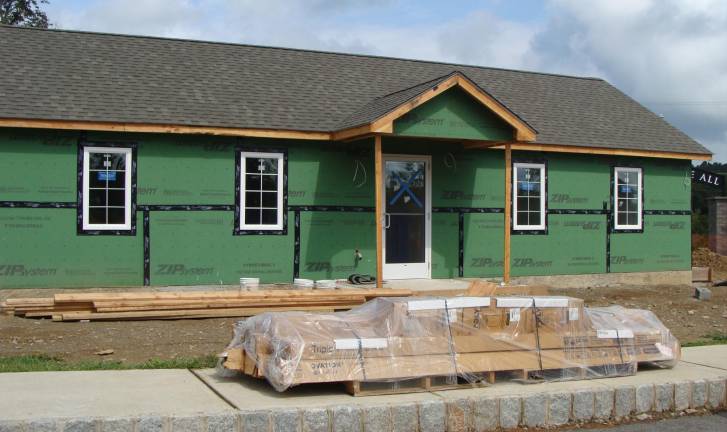 The Northern New Jersey Veterans Memorial Cemetery is constructing their new 1,000 square foot building that will house a restroom, a small office and an indoor area to hold funeral services when there is inclement weather