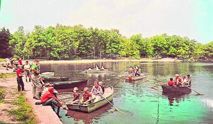 The Silver Lake YMCA Scouts camp. (Photos courtesy of Bill Truran)