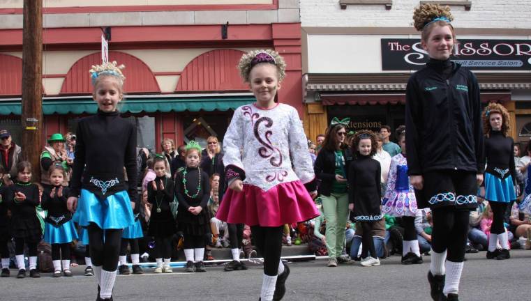 Irish pride The Andean Academy of Irish Dance performed at the parade.