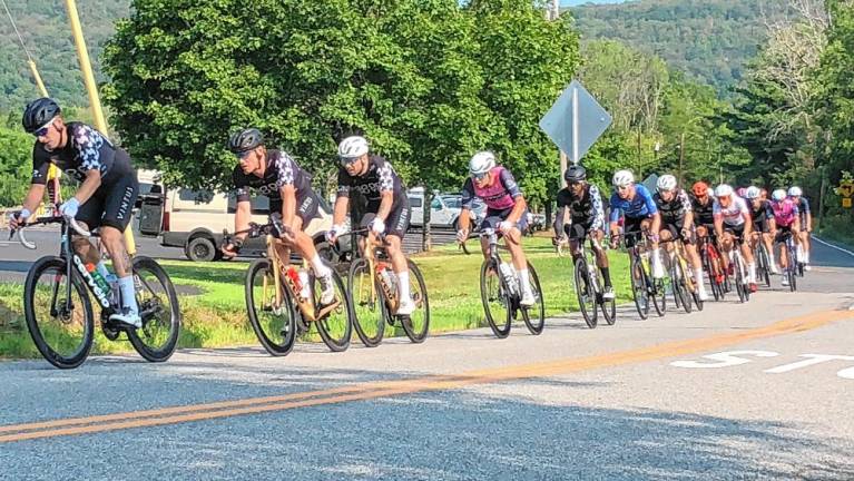 18th annual Giro del Cielo Road Race The Men 123 category was won by Adem Aricanli of Bow, N.H., part of the Jamison Racing group. He finished the 57-mile race in two hours 10 minutes and 35 seconds.