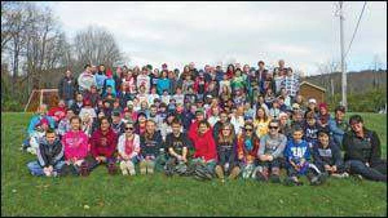 Byram 6th graders take the classroom outdoors Byram 6th graders take the classroom outdoors