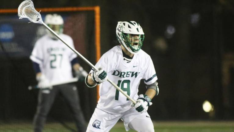 Local athletes play on college teams Michael Campanella III was a fifth-year defender on the lacrosse team at Drew University in Madison. (Photo courtesy of drewrangers.com)