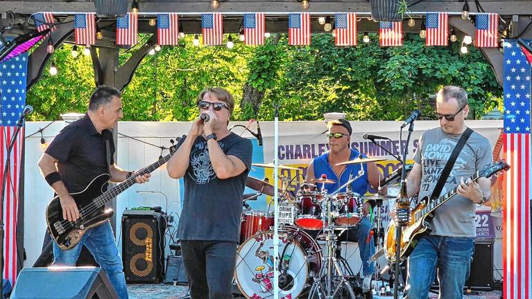 Live music: Enjoy musical warmup for fireworks <b>Wind Up Monkey, an energetic cover band, plays Wednesday as part of Danny C’s Hot Rod Cruise Night at Blue Arrow Farm in Pine Island, N.Y. (Photo courtesy of Wind Up Monkey)</b>