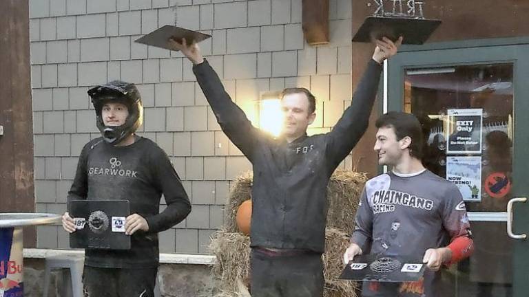 Trophies were awarded at the end of the ride (Photo provided)