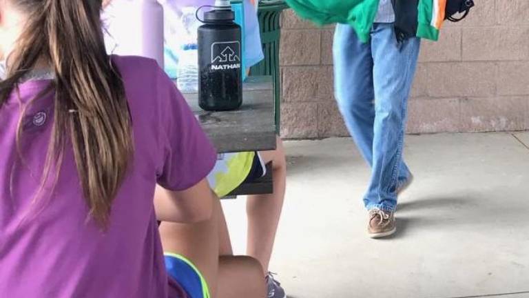 Olympian inspires young athletes Olympian inspires young athletes