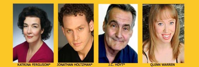 Play reading at Cava winery Tri-State Actors Theater will be at Cava Winery and Vineyard, Hamburg, on April 21, for their next New Plays Reading, 'Sunrise at Midnight,' a comedy by Mary Ryzuk, featuring, from left: Katrina Ferguson, Jonathan Holtzman, JC Hoyt and Quinn Warren.