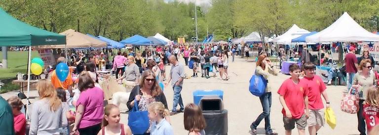 Sparta Day vendor registration is now open Vendors and shoppers on Sparta Day (Photo provided)