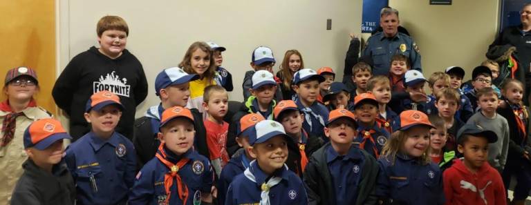 Cub Scouts tour Sparta Police Headquarters Cub Scouts tour Sparta Police Headquarters