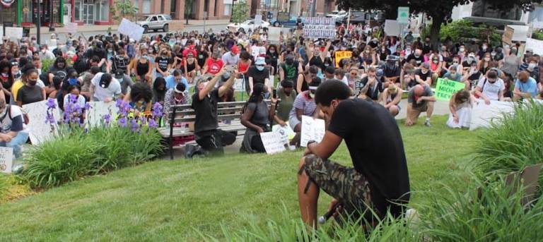 Come to the H3AL Coalition’s Juneteenth Block Party on the Newton Green Last summer’s rally in Sussex County (Photo provided)