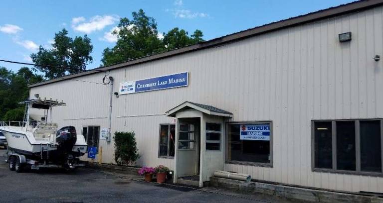 Cranberry Lake Marina open for business The Cranberry Lake Marina opened early this year on Rt. 206 in Byram, across from Cranberry Lake, on the site of the former Trailerama, which closed in 2016 after nearly 50 years.