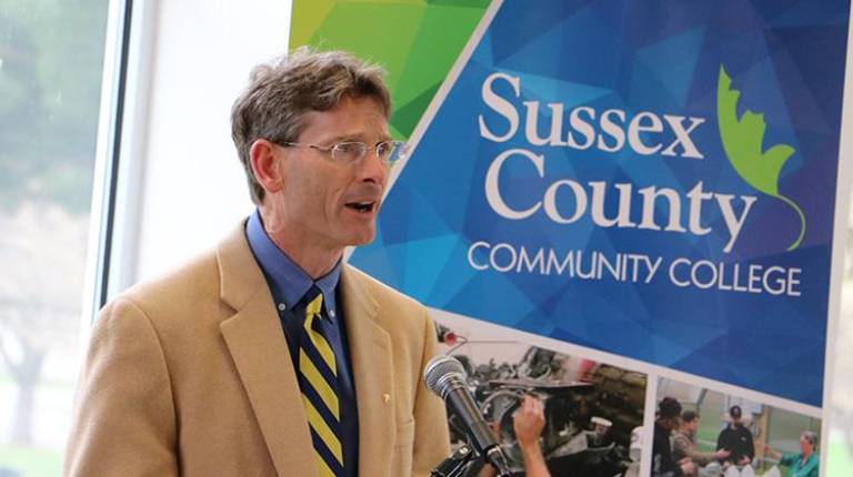 Sussex County Community College president Jon Connolly. (Photo courtesy of SCCC)