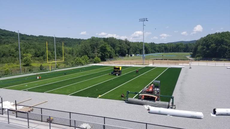 Sparta High School's new turf.