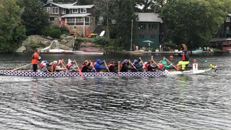 Dragon boat races raise funds for bridge