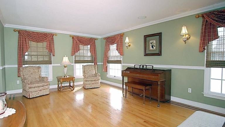 Spacious center hall colonial has in-ground pool Spacious center hall colonial has in-ground pool