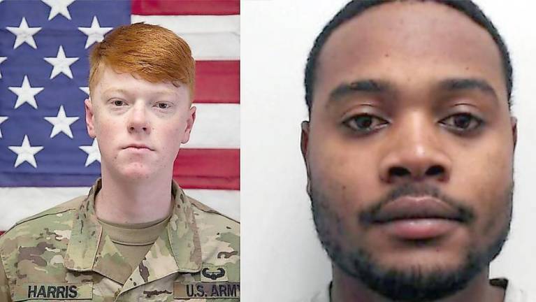 Fort Drum soldier, teen charged in death of Army soldier Cpl. Hayden Harris (left) and Pvt. Jamaal Mellish