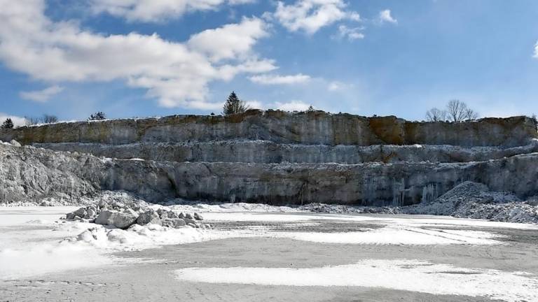 Infrastructure bill: Braen Stone, 118-year-old business in Franklin, to help rebuild NJ highways Braen Stone’s 250-foot-deep quarry in Franklin (Photo provided)