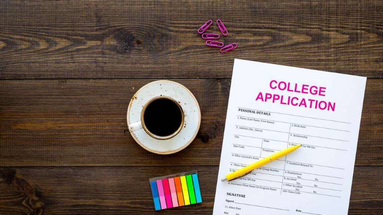 Breaking down the college application Breaking down the college application