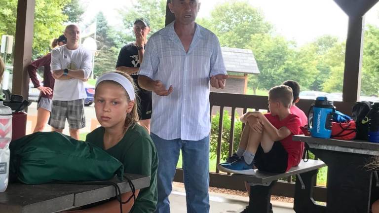 Olympian inspires young athletes Olympian inspires young athletes