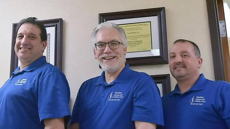 From left: Dr. Stuart Levin, Dr. John Spellman, Dr. Jesse Burrini (Photo provided)