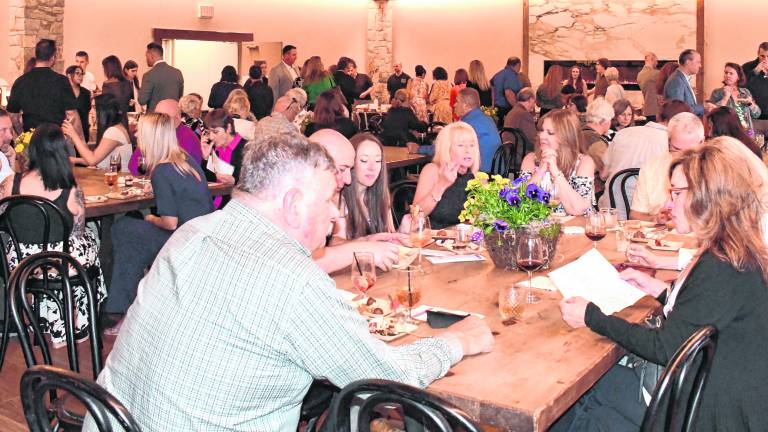People filled Perona Farms in Sparta for the Taste of Talent.