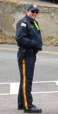 Newton Police Chief Michael Richards has retired. This week he had his final walkout.