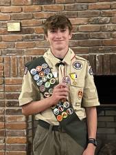 Tyler Casper is the newest Eagle Scout in Troop 85. (Photo provided)