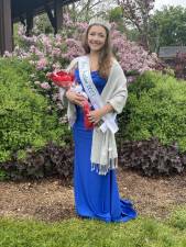 Julia Homentosk was crowned Miss Fredon 2023. She is going to be a senior at Pope John XXIII Regional High School this fall and is involved in multiple sports and activities, including field hockey, golf, mock trial and debate. (Photo provided)